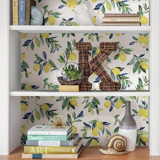 NuWallpaper Lemon Drop Yellow Peel & Stick Wallpaper